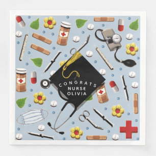 Nurse Graduation Party napkins