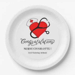  Nurse Graduation Party Paper Plate
