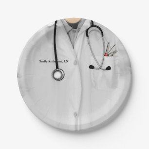 Nurse Graduation Party Paper Plate