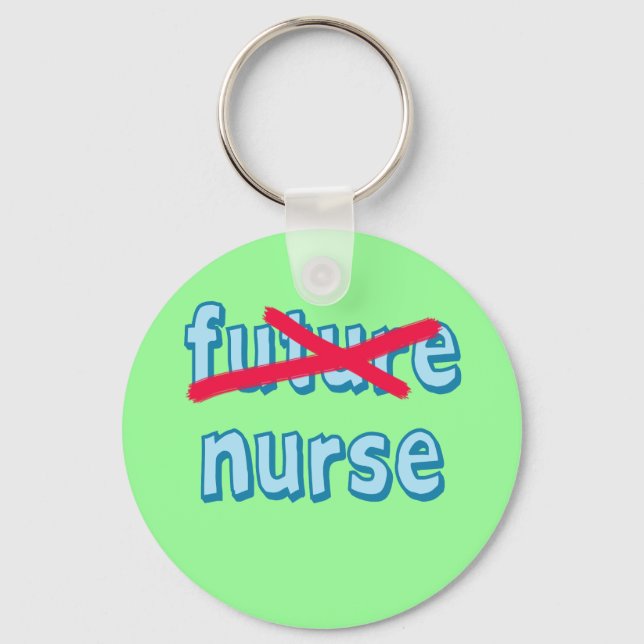 Nurse Graduation Products Key Ring (Front)