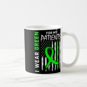 Nurse Green For My Patients Kidney Disease Awarene Coffee Mug