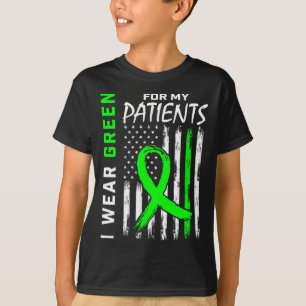 Nurse Green For My Patients Kidney Disease Awarene T-Shirt
