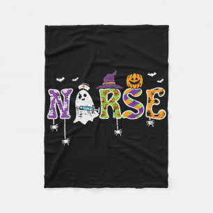 Nurse Halloween Costume Nursing Costume Scrub Top Fleece Blanket