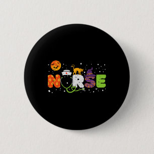 Nurse Halloween Costume Stethoscope Heartbeat Pump 6 Cm Round Badge