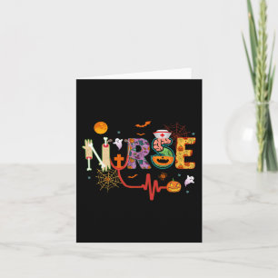 Nurse Halloween Costume Stethoscope Heartbeat Pump Card