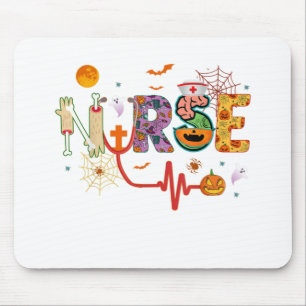Nurse Halloween Costume Stethoscope Heartbeat Pump Mouse Mat