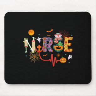 Nurse Halloween Costume Stethoscope Heartbeat Pump Mouse Mat