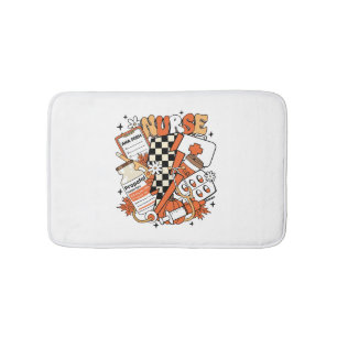 Nurse Halloween Cute Fall Bath Mat