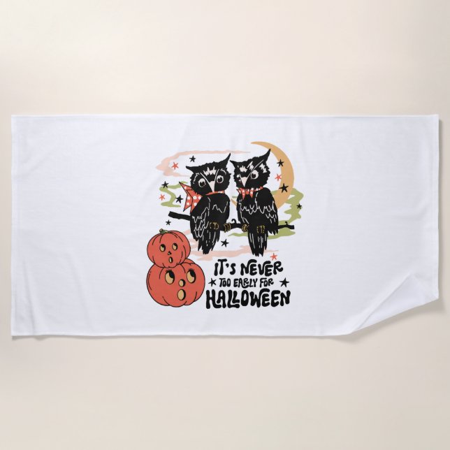 Nurse Halloween Cute Fall Beach Towel (Front)
