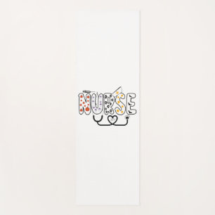Nurse Halloween Funny Ghost halloween nursing Yoga Mat