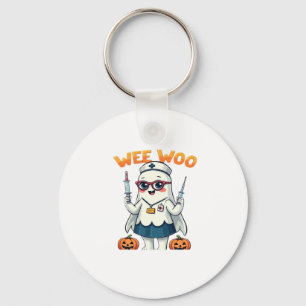 Nurse Halloween ready Classic T-Shirt Key Ring