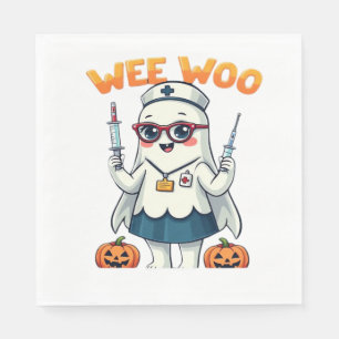 Nurse Halloween ready Classic T-Shirt Napkin