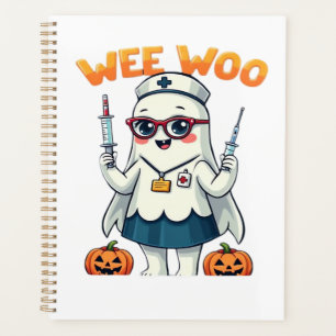 Nurse Halloween ready Classic T-Shirt Planner