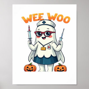 Nurse Halloween ready Classic T-Shirt Poster