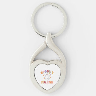 Nurse Halloween Shirt - Spooky Nurse Halloween Key Ring