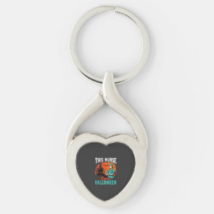 Nurse Halloween Spooky Healthcare Design_1 Key Ring