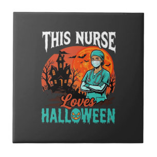 Nurse Halloween Spooky Healthcare Design_1 Tile
