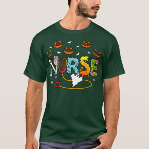 Nurse Halloween Tshirt For Women Men Nurse Costume