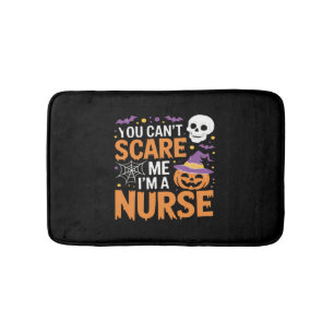 Nurse Halloween Witch Funny Nursing Essential T-Sh Bath Mat
