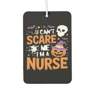 Nurse Halloween Witch Funny Nursing Essential T-Sh Car Air Freshener