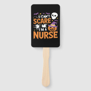 Nurse Halloween Witch Funny Nursing Essential T-Sh Hand Fan