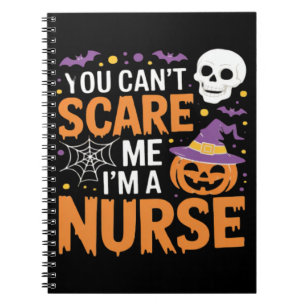 Nurse Halloween Witch Funny Nursing Essential T-Sh Notebook