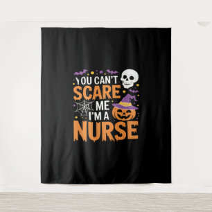 Nurse Halloween Witch Funny Nursing Essential T-Sh Tapestry