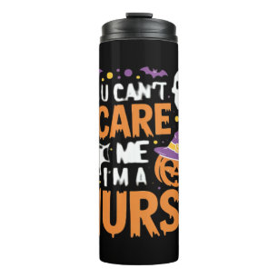 Nurse Halloween Witch Funny Nursing Essential T-Sh Thermal Tumbler