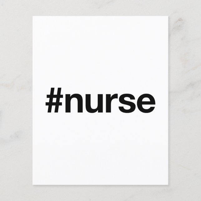 NURSE Hashtag Flyer (Front)