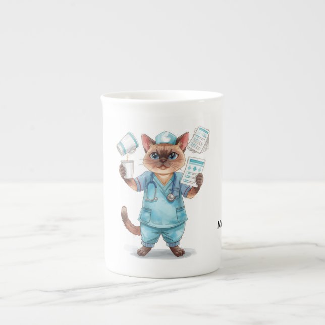 Nurse having a cup of coffee  (Front)