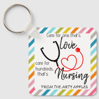 nurse HCA appreciation week sticker plaster Key Ring