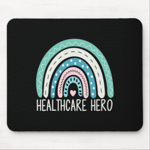 Nurse Health Care Worker Hero Medical Assistant Ag Mouse Mat