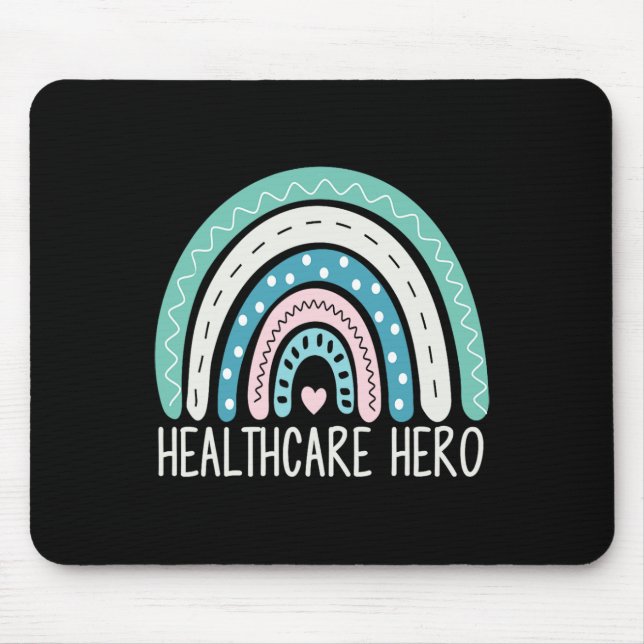 Nurse Health Care Worker Hero Medical Assistant Ag Mouse Mat (Front)