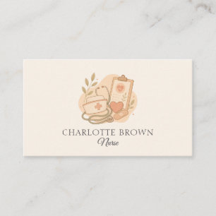 Nurse Healthcare Medical Hospital Patient Care Business Card