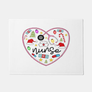 Nurse Heart, Halloween Oversized T-Shirt Doormat