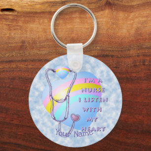 Nurse Heart  Key Ring