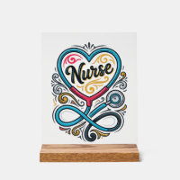 Nurse Heart Stethoscope Vintage Engraving Design_1