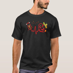 Nurse Heartbeat Maracas Sombrero Stethoscope Cinco T-Shirt