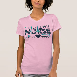 Nurse Heartbeat Medical Healthcare Hero Art T-Shirt