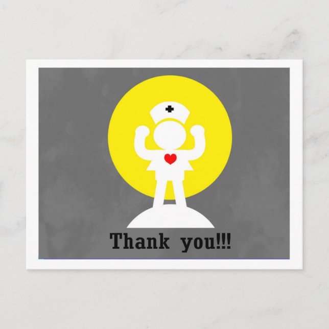 nurse hero postcard (Front)