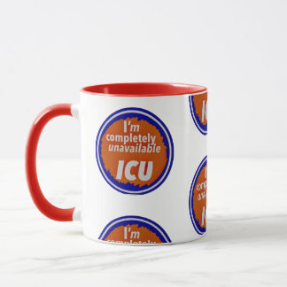 Nurse Humor Print Novelty: I C U mug