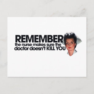Nurse Humour Postcard