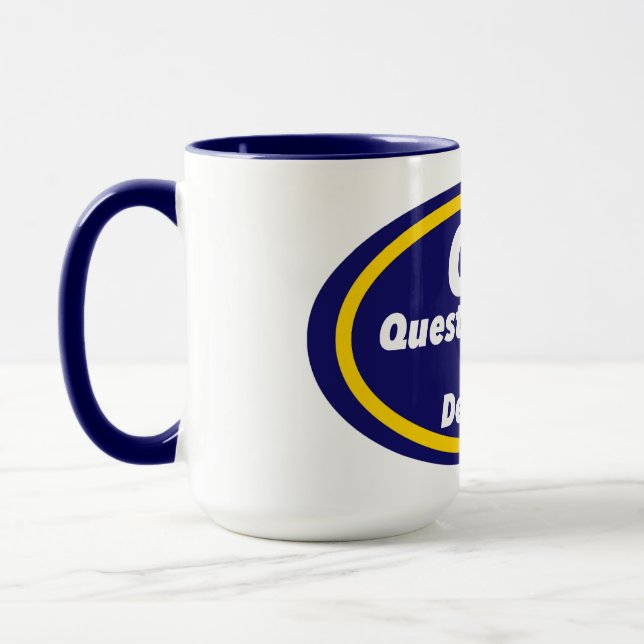 Nurse Humour: QID Print Novelty Mug (Left)