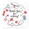 Nurse icon stickers favour tags