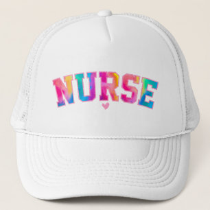 "Nurse" in Elegant Rainbow Colours   Vibrant & Trucker Hat