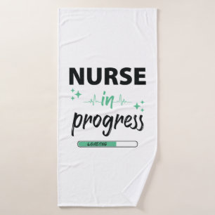 Nurse in Progress Bath Towel