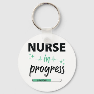 Nurse in Progress  Key Ring