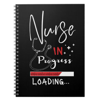 Nurse In Progress Loading - Gift For Nurse Student Notebook