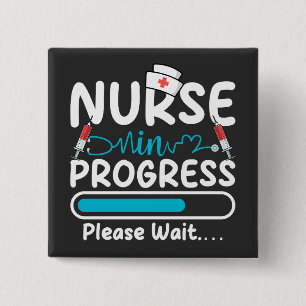 Nurse in Progress Loading Square Button