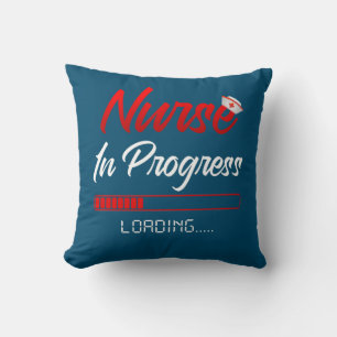 Nurse In Progress Nursing School Student Future Cushion